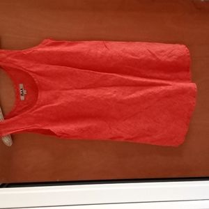 FLAX Sleeveless Linen Top Large